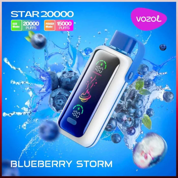 VOZOL Star 20000 Puffs Price in Dubai BLUEBERRY STORM