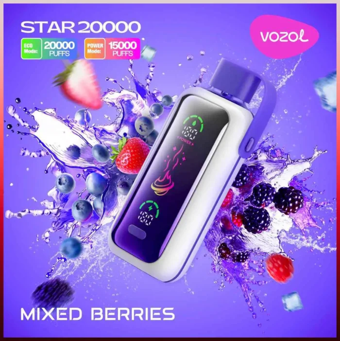 VOZOL Star 20000 Puffs Price in Dubai MIXED BERRIES