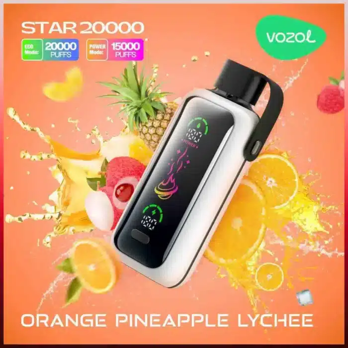 VOZOL Star 20000 Puffs Price in Dubai ORANGE PINEAPPLE LYCHEE