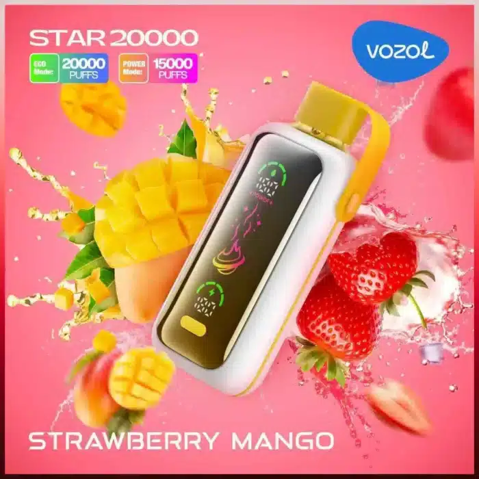 VOZOL Star 20000 Puffs Price in Dubai STRAWBERRY MANGO