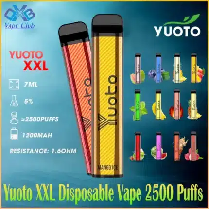 Yuoto XXL Disposable Vape 2500 Puffs