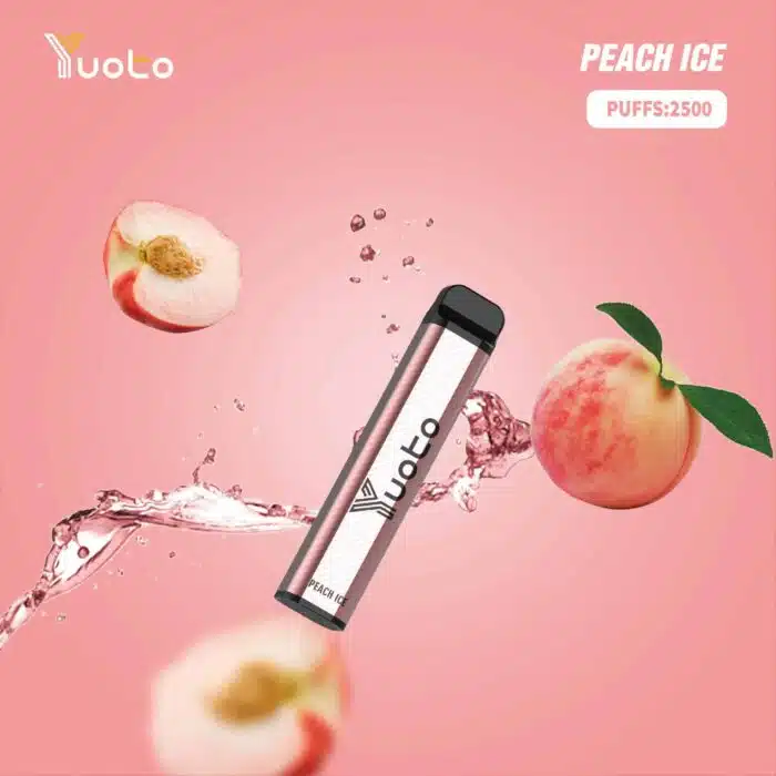 yuoto xxl disposable vape 2500puffs peach ice 01 Best Vape Store UAE Online | Dxb Vape Club Online Yuoto XXL Disposable Vape 2500 Puffs - AED 25