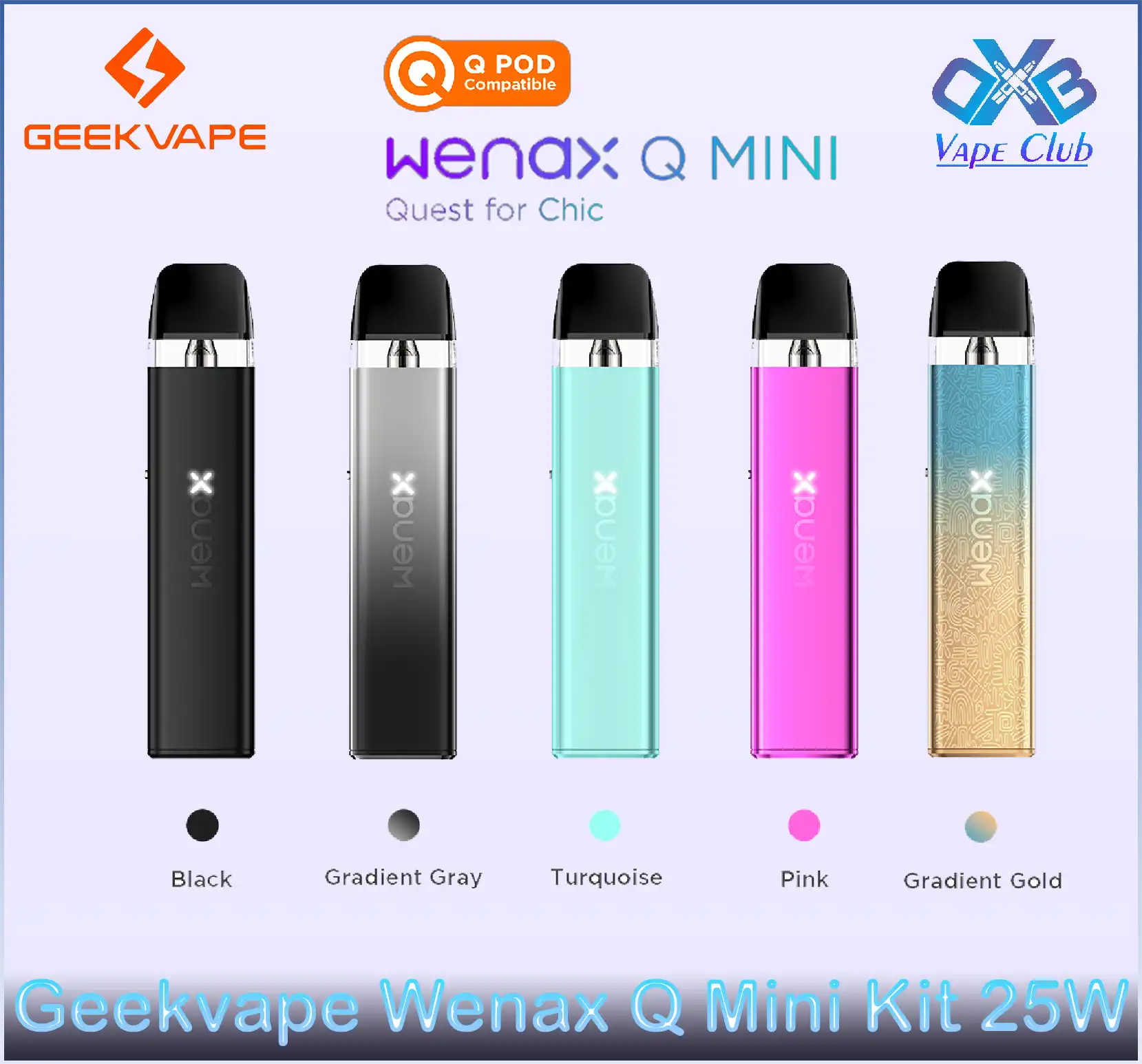 Geekvape Wenax Q Mini Vape Kit 25W