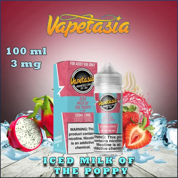 Iced Milk Of The Poppy by Vapetasia Short Fill 100ML In UAE