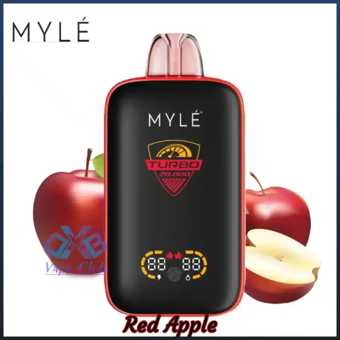 Myle-Turbo-20000-Puffs-Disposable-Vape-Red-Apple