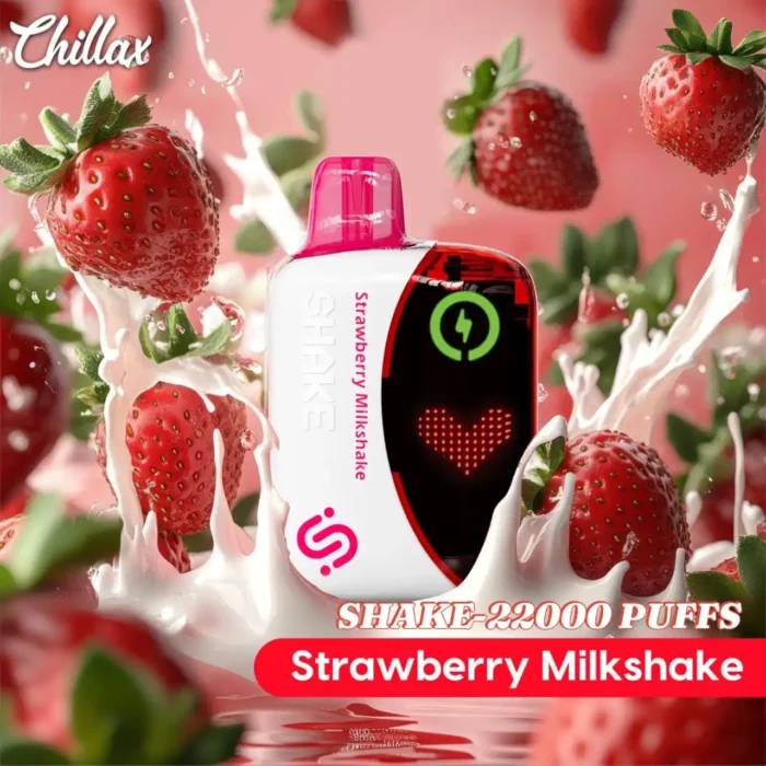 Strawberry-Milk-Shake-By-Chillax-Shake-22000-Puffs-Disposable-Vape