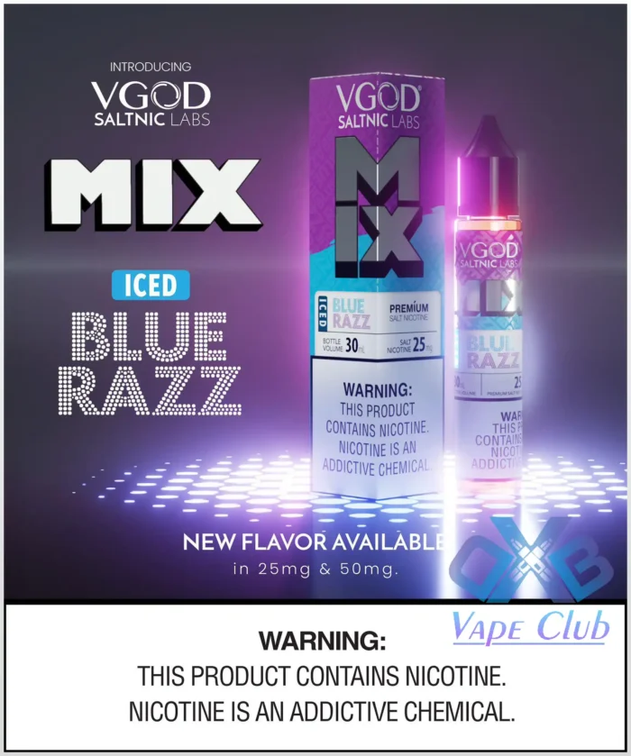 VGOD Iced Mix Series Salt ICED Blue Razz 30ML