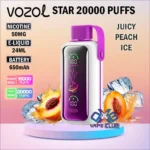 Vozol-Star-20000-Puffs-Disposable-Juicy-Peach-Ice