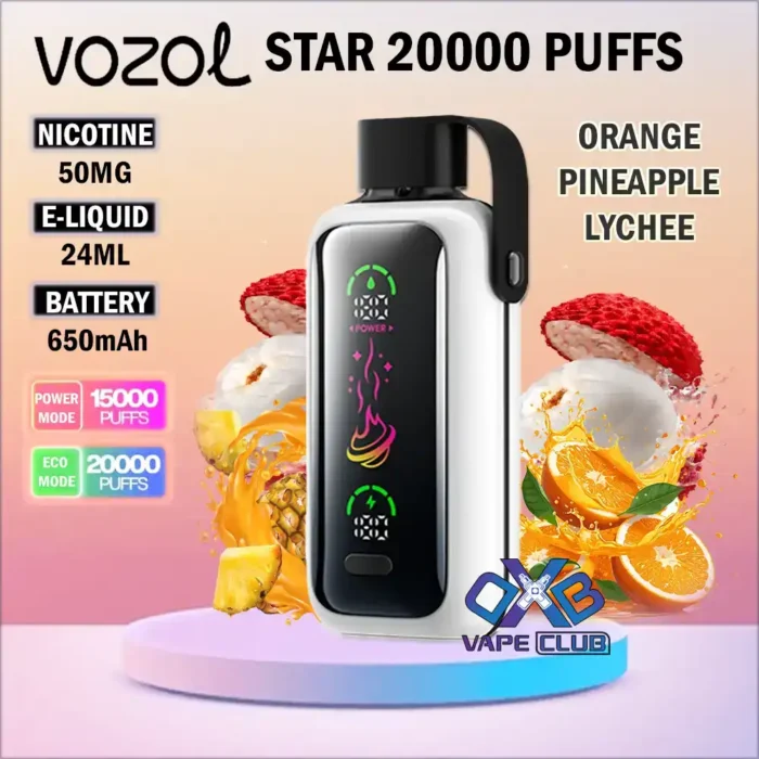 Vozol-Star-20000-Puffs-Disposable-Orange-Pineapple-Lychee