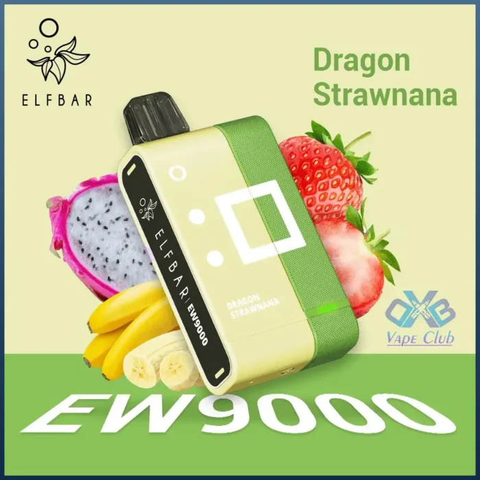 ELFBAR-EW9000-Prefilled-Pod-Kit-Dragon-Strawnana