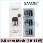 smok-novo-x-0.8-ohm-Mesh-10-15W-pods