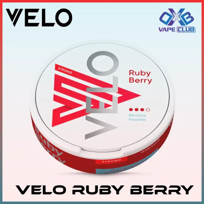 Ruby Berry Nicotine Pouches by Velo 10MG