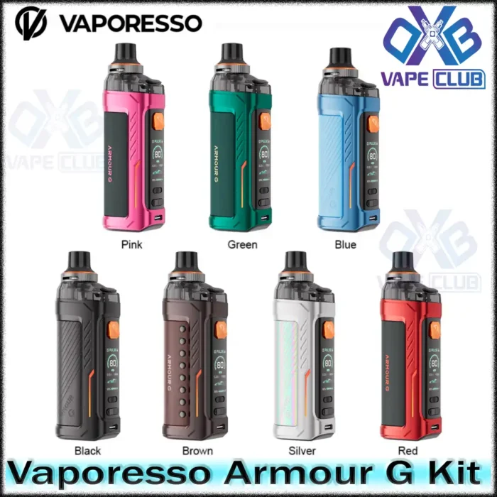 Vaporesso Armour G Pod Vape Kit In Dubai UAE Best Vape Store UAE Online | Dxb Vape Club Online Vaporesso Armour G Vape Pod Kit 80W | Buy Best Kit @ AED 140