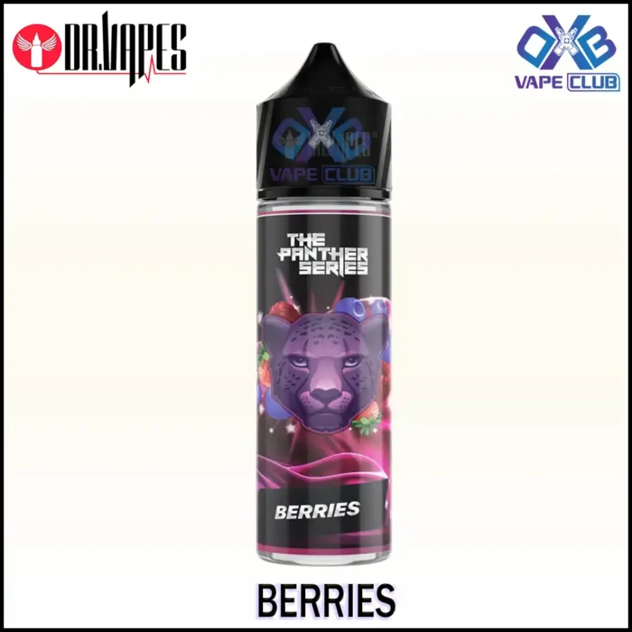 DR VAPES THE PANTHER SERIES 60ML Berries Best Vape Store UAE Online | Dxb Vape Club Online DR Vapes Panther Series E-Liquid 60ML | Buy DR Vapes AED 45