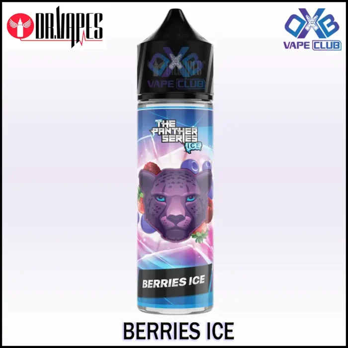 DR VAPES THE PANTHER SERIES 60ML Berries Ice Best Vape Store UAE Online | Dxb Vape Club Online DR Vapes Panther Series E-Liquid 60ML | Buy DR Vapes AED 45