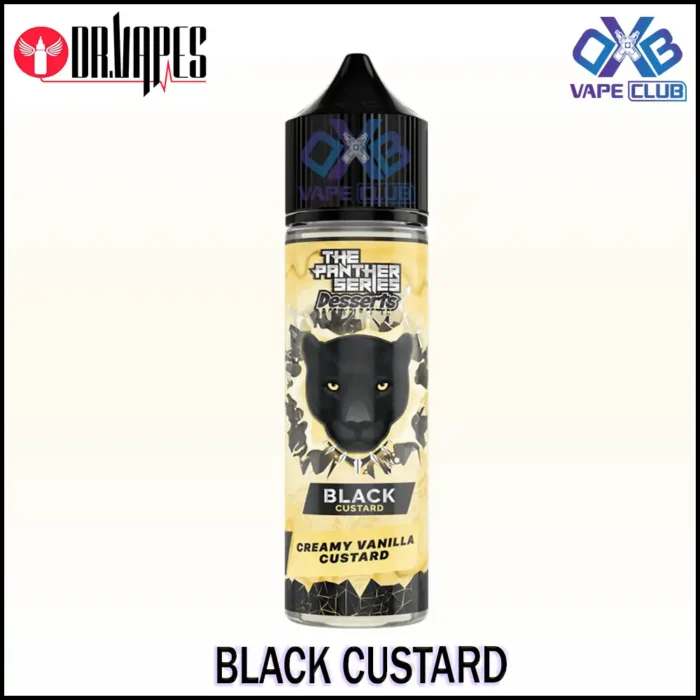 DR VAPES THE PANTHER SERIES 60ML Black Custard Best Vape Store UAE Online | Dxb Vape Club Online DR Vapes Panther Series E-Liquid 60ML | Buy DR Vapes AED 45