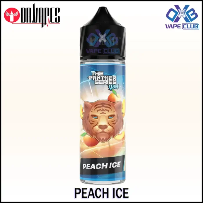 DR VAPES THE PANTHER SERIES 60ML Peach Ice Best Vape Store UAE Online | Dxb Vape Club Online DR Vapes Panther Series E-Liquid 60ML | Buy DR Vapes AED 45