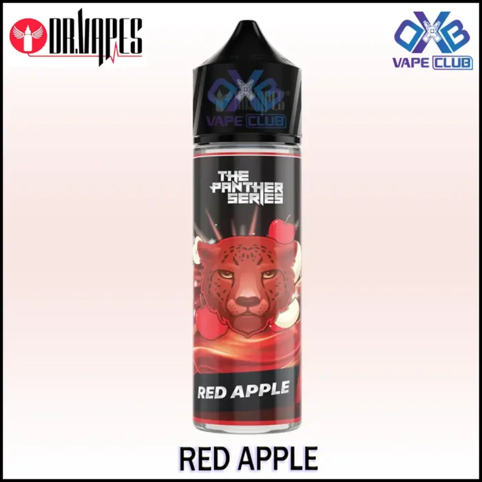 DR VAPES THE PANTHER SERIES 60ML Red Apple Best Vape Store UAE Online | Dxb Vape Club Online DR Vapes Panther Series E-Liquid 60ML | Buy DR Vapes AED 45