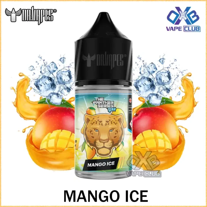 DR Vapes Panther Series Salt Nic Mango Ice Best Vape Store UAE Online | Dxb Vape Club Online DR Vapes Panther Series Salt Nic 30ml E-Juice All Flavors In Dubai,UAE