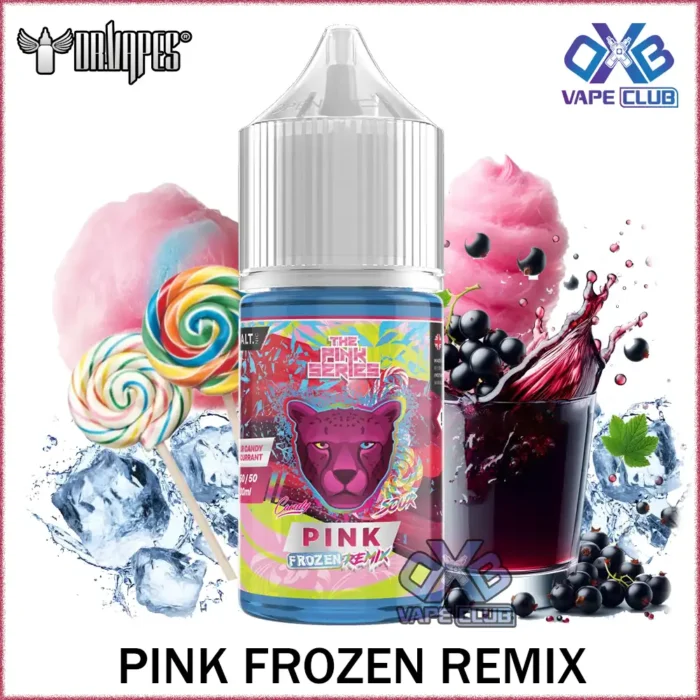 DR Vapes Panther Series Salt Nic Pink Frozen Best Vape Store UAE Online | Dxb Vape Club Online DR Vapes Panther Series Salt Nic 30ml E-Juice All Flavors In Dubai,UAE