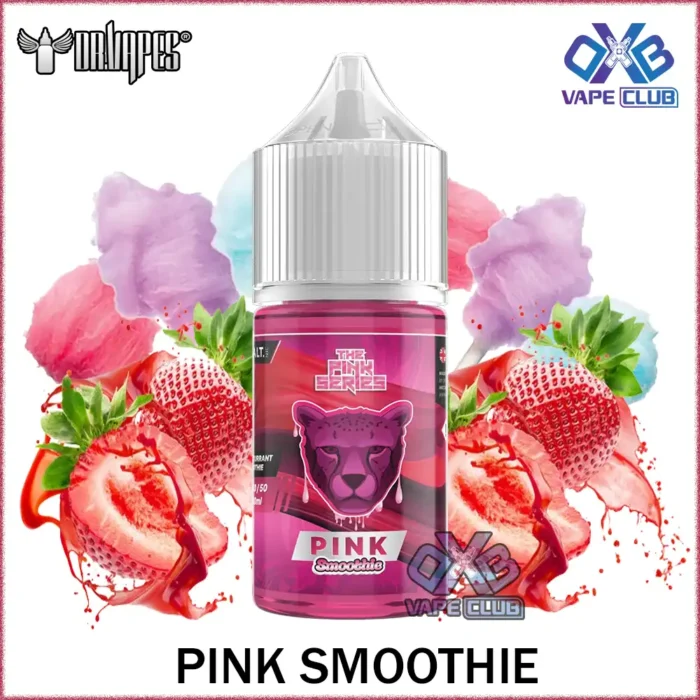 DR Vapes Panther Series Salt Nic Pink Smoothie Best Vape Store UAE Online | Dxb Vape Club Online DR Vapes Panther Series Salt Nic 30ml E-Juice All Flavors In Dubai,UAE