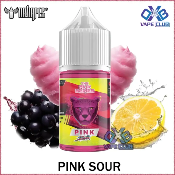 DR Vapes Panther Series Salt Nic Pink Sour Best Vape Store UAE Online | Dxb Vape Club Online DR Vapes Panther Series Salt Nic 30ml E-Juice All Flavors In Dubai,UAE