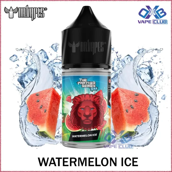 DR Vapes Panther Series Salt Nic Watermelon Ice Best Vape Store UAE Online | Dxb Vape Club Online DR Vapes Panther Series Salt Nic 30ml E-Juice All Flavors In Dubai,UAE