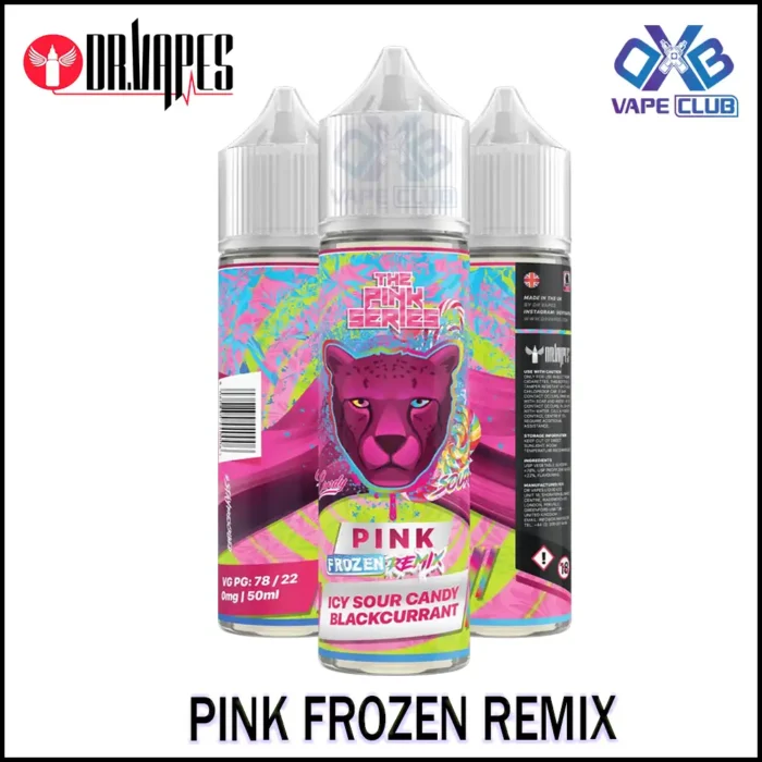 Dr Vapes Pink Series E Liquid 60ml Pink Frozen Best Vape Store UAE Online | Dxb Vape Club Online Pink Panther Series 60ml E-juice in Dubai