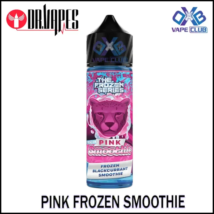 Dr Vapes Pink Series E Liquid 60ml Pink Frozen Smoothie Best Vape Store UAE Online | Dxb Vape Club Online Pink Panther Series 60ml E-juice in Dubai