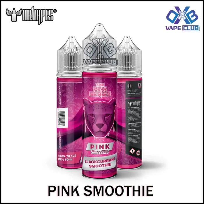 Dr Vapes Pink Series E Liquid 60ml Pink Smoothie Best Vape Store UAE Online | Dxb Vape Club Online Pink Panther Series 60ml E-juice in Dubai