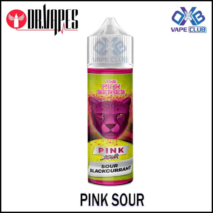 Dr Vapes Pink Series E Liquid 60ml Pink Sour Best Vape Store UAE Online | Dxb Vape Club Online Pink Panther Series 60ml E-juice in Dubai