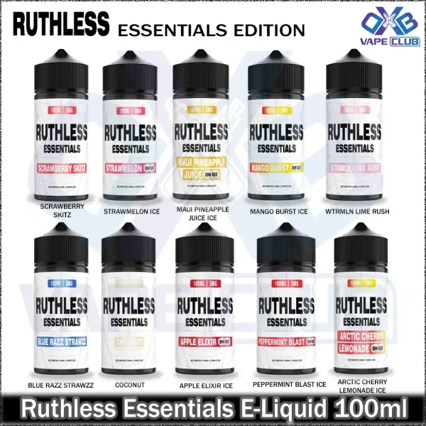 Ruthless Essentials Edition E-liquid 100ml