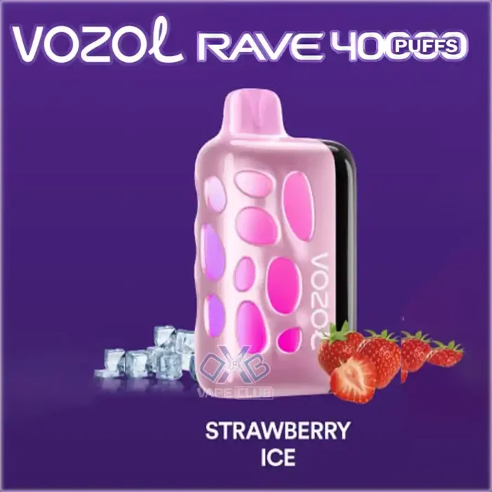 VOZOL-RAVE-40000-Puffs-Disposable-Vape-Strawberry-Ice