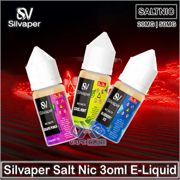 Silvaper Salt Nic 3oml E-Liquid