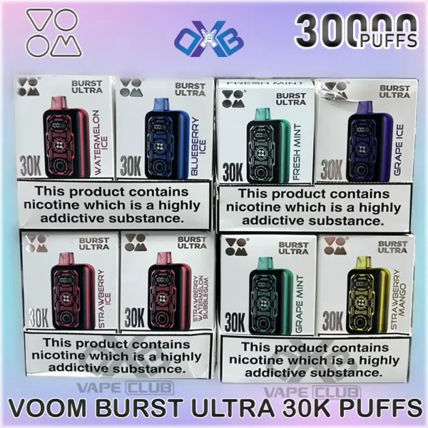 VOOM BURST ULTRA 30000 PUFFS DISPOSABLE