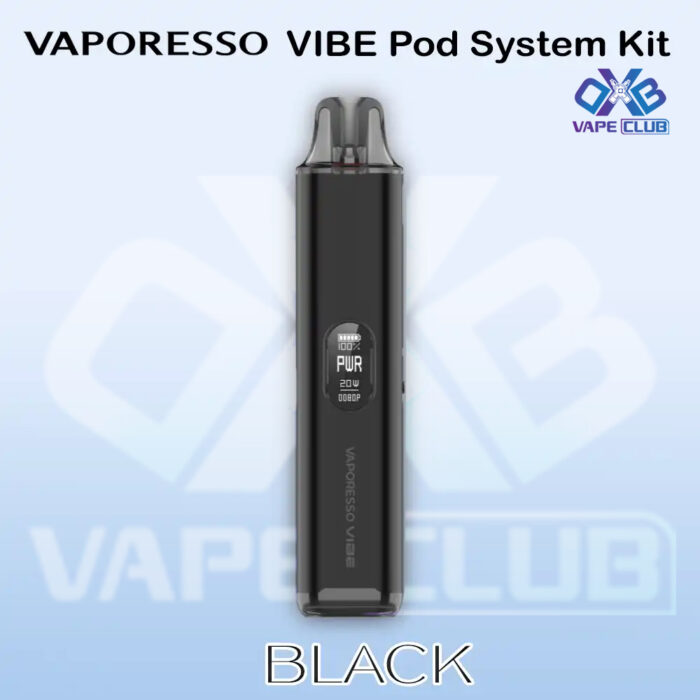 Vaporesso VIBE Pod Kit Black Best Vape Store UAE Online | Dxb Vape Club Online Vaporesso VIBE Pod Kit