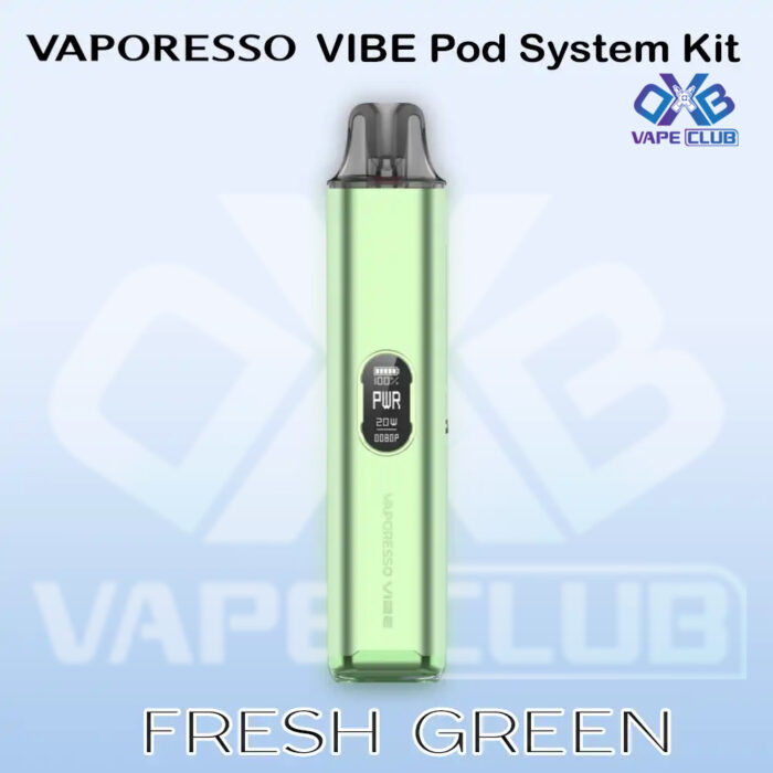 Vaporesso VIBE Pod Kit Fresh Green Best Vape Store UAE Online | Dxb Vape Club Online Vaporesso VIBE Pod Kit
