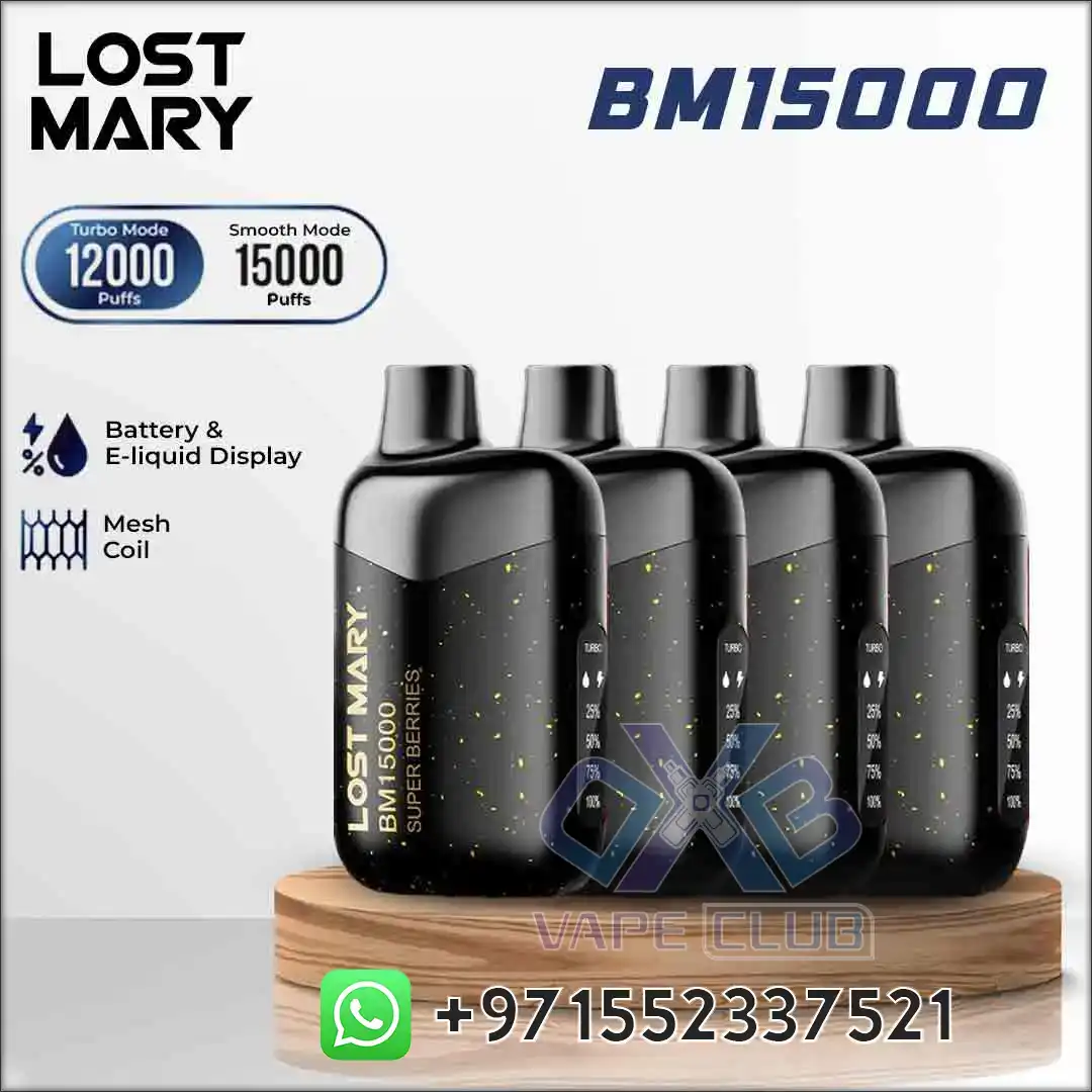 Lost Mary BM15000 Puffs Disposable Vape in UAE Lost Mary BM15000 Puffs Disposable Vape in UAE