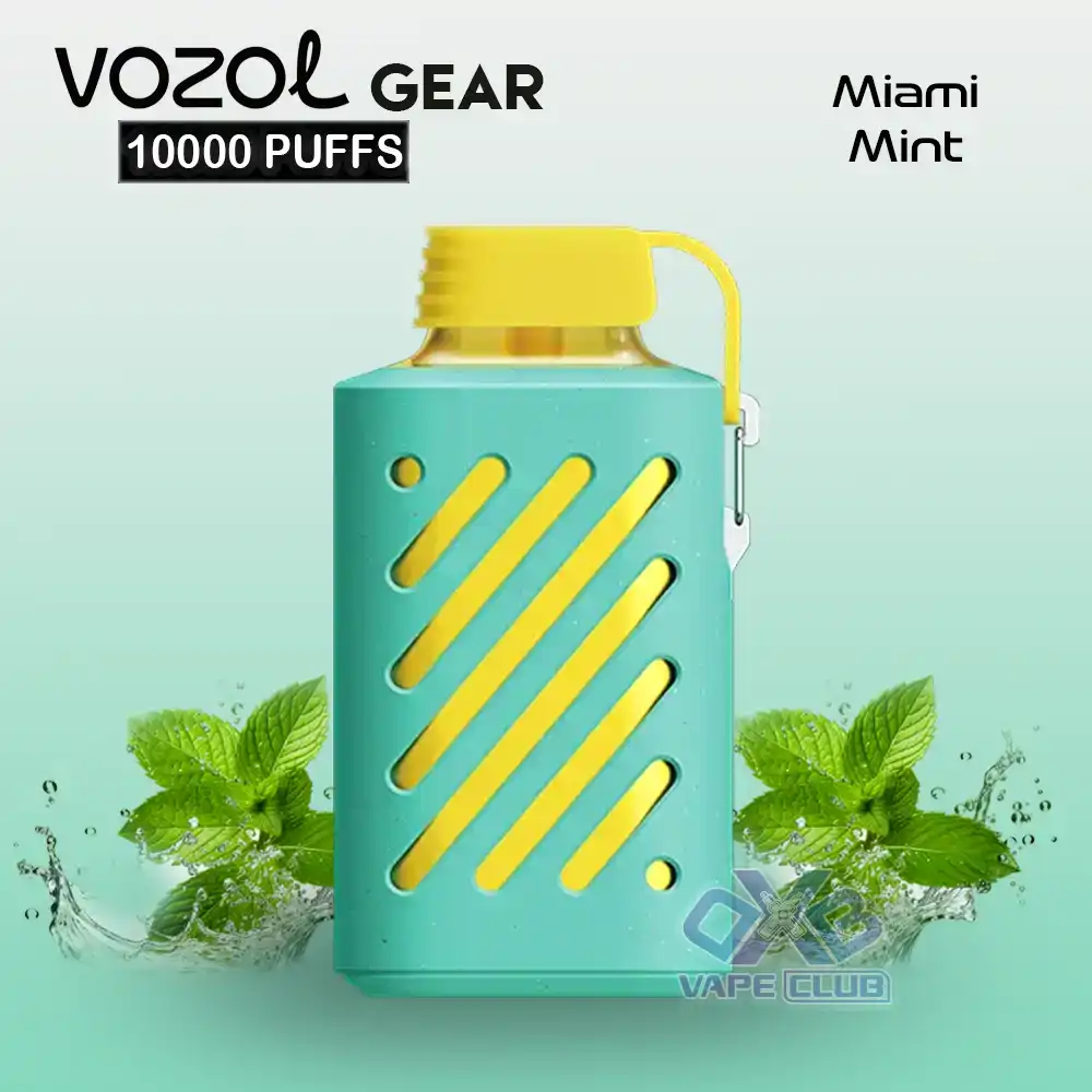 VOZOL GEAR 10000 Puffs Disposable Vape Miami Mint VOZOL-GEAR-10000-Puffs-Disposable-Vape-Miami-Mint