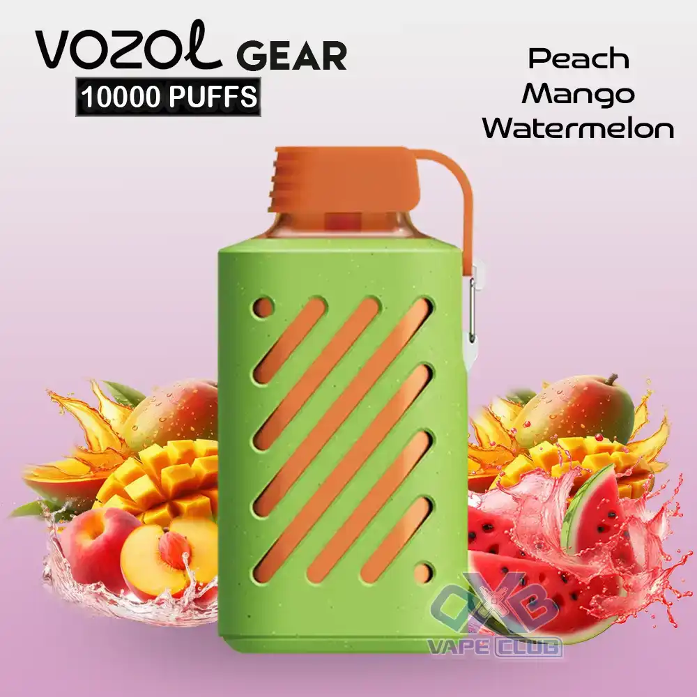 VOZOL GEAR 10000 Puffs Disposable Vape Peach Mango Watermelon VOZOL-GEAR-10000-Puffs-Disposable-Vape-Peach-Mango-Watermelon