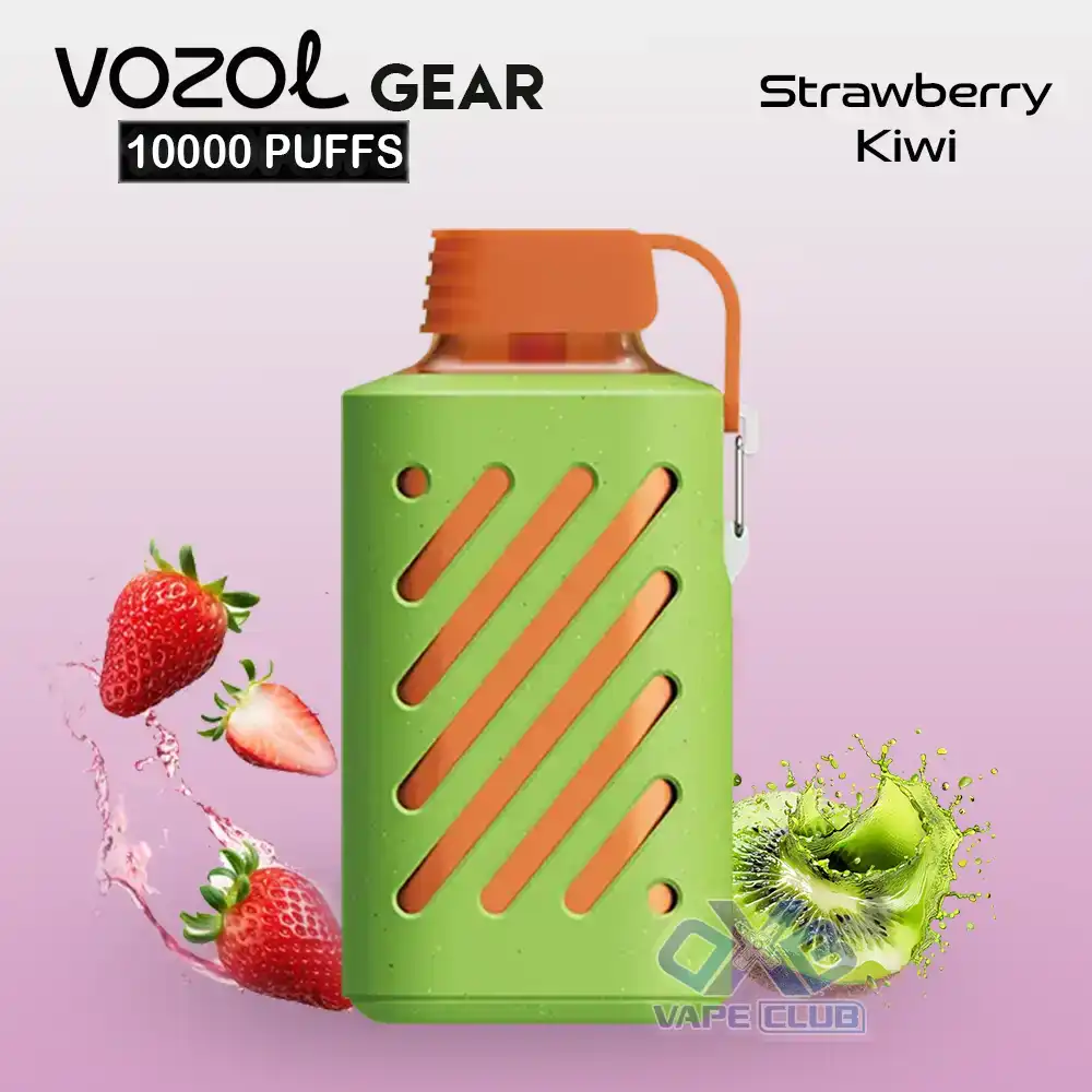 VOZOL GEAR 10000 Puffs Disposable Vape Strawberry Kiwi VOZOL-GEAR-10000-Puffs-Disposable-Vape-Strawberry-Kiwi