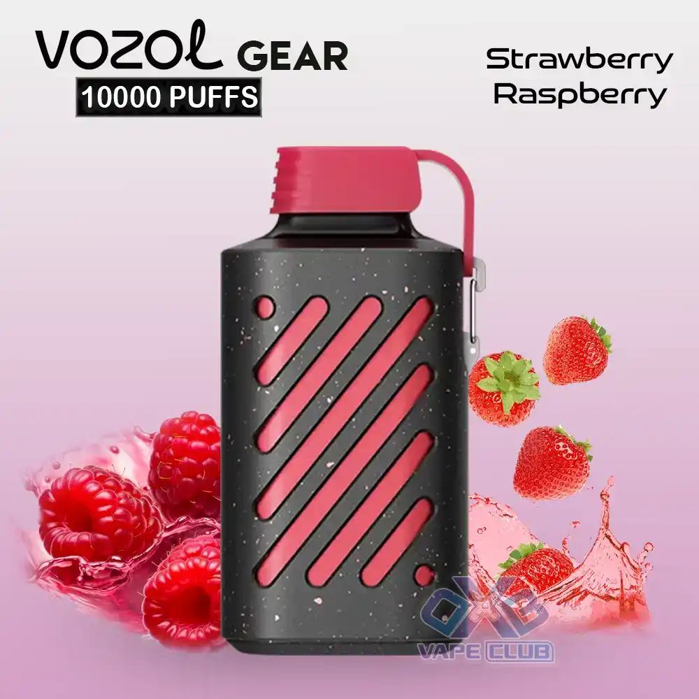 VOZOL GEAR 10000 Puffs Disposable Vape Strawberry Raspberry VOZOL-GEAR-10000-Puffs-Disposable-Vape-Strawberry-Raspberry