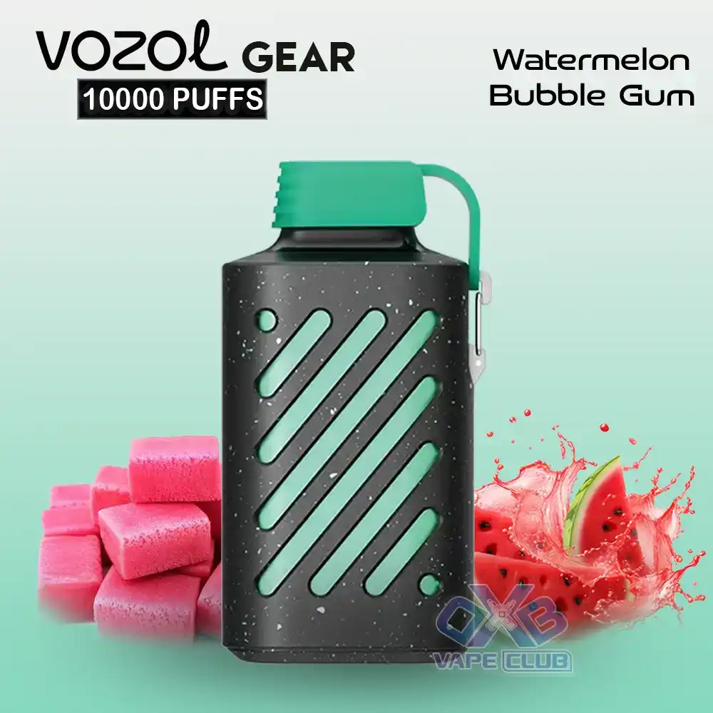 VOZOL GEAR 10000 Puffs Disposable Vape Watermelon Bubble Gum VOZOL-GEAR-10000-Puffs-Disposable-Vape-Watermelon-Bubble-Gum