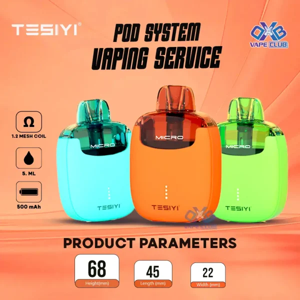 TESIYI Micro Pod System Kit 500mAh