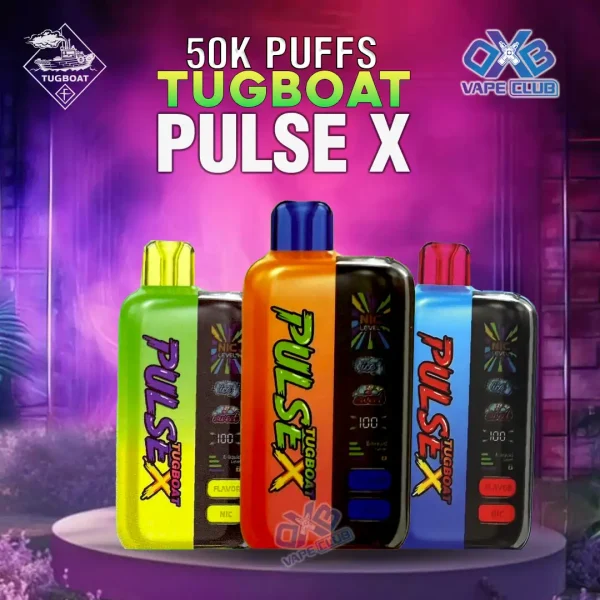 Buy New Tugboat PULSE X 50K Puffs in UAE