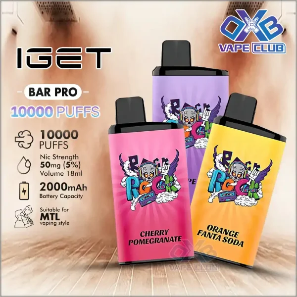 IGET Bar Pro 10000 Puffs