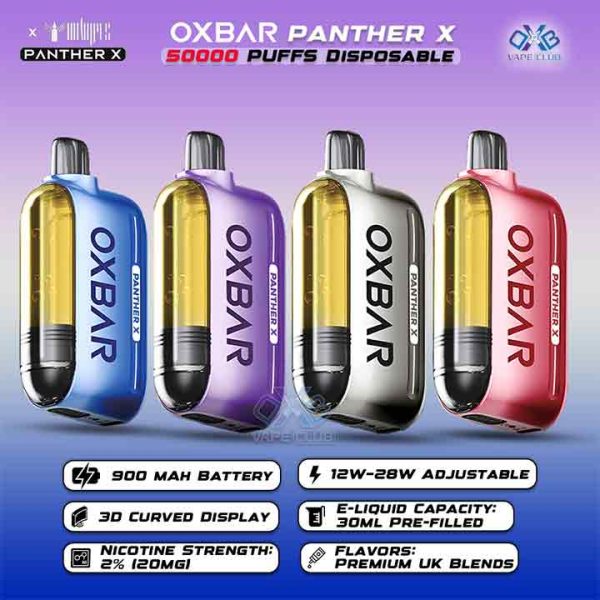 Oxbar Panther x 50000 Puffs Dubai UAE