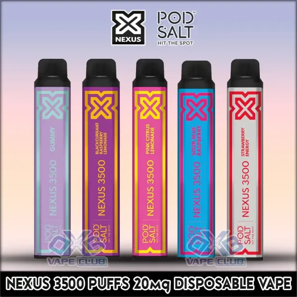 Pod Salt Nexus 3500 Puffs Disposable Vape In UAE