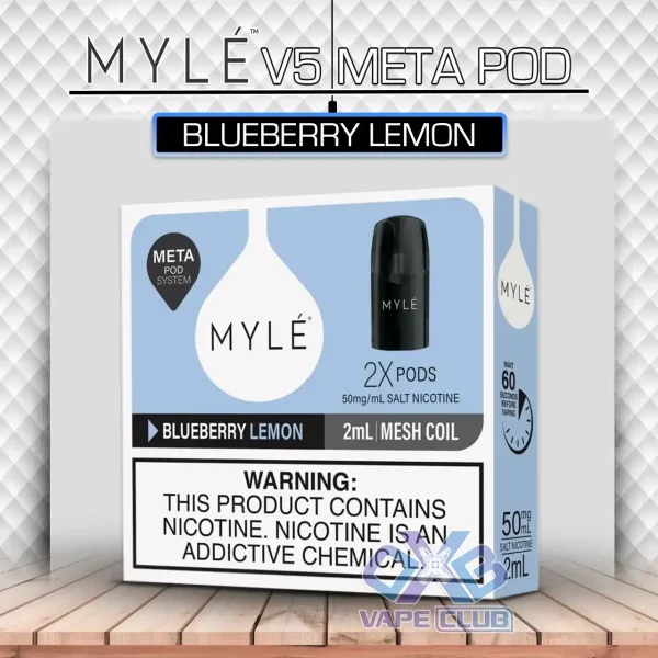 Myle V5 Meta Pods Blueberry Lemon