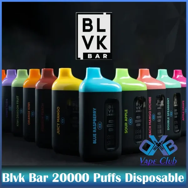 BLVK Bar Disposable Vape 20K Puffs - AED 45